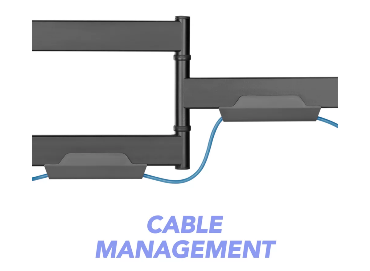 Moove OHL404 Full Motion TV Wall Mount for 32–70" Screens – 30kg, Tilt & Swivel Wall Mount Bracket ScreenMoove
