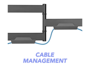 Moove OHL404 Full Motion TV Wall Mount for 32–70" Screens – 30kg, Tilt & Swivel Wall Mount Bracket ScreenMoove