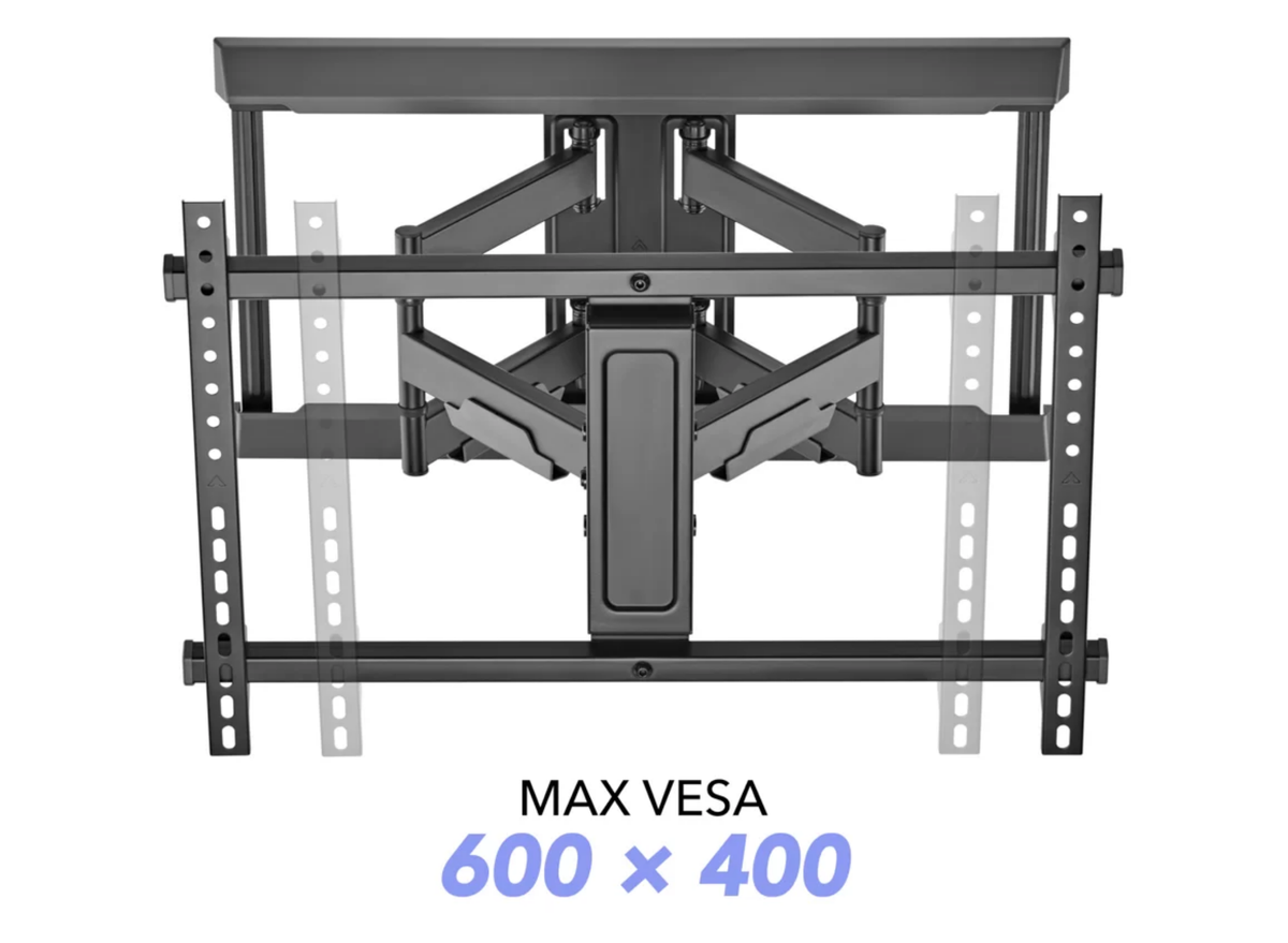 Moove OHL665 Full Motion TV Wall Mount for 37–80" Screens – 50kg, Tilt & Swivel Wall Mount Bracket ScreenMoove
