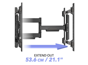 Moove OHL665 Full Motion TV Wall Mount for 37–80" Screens – 50kg, Tilt & Swivel Wall Mount Bracket ScreenMoove