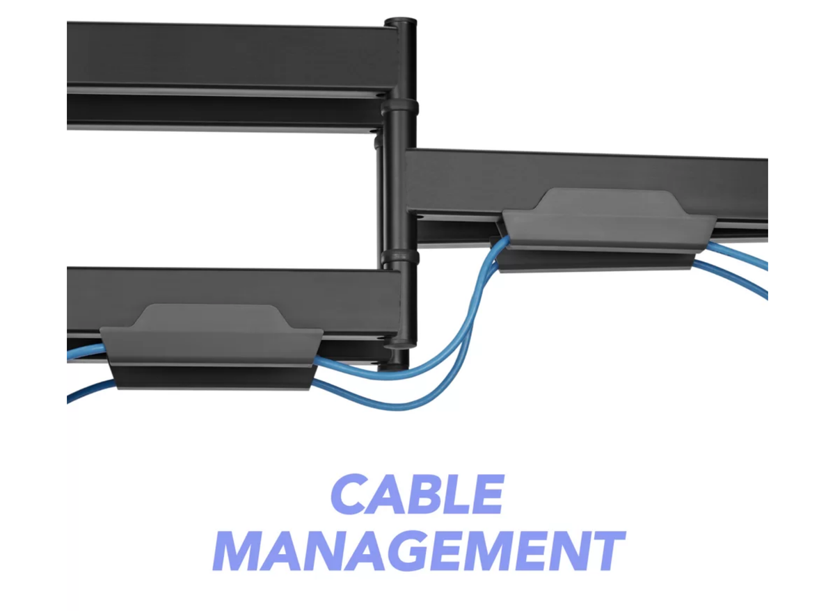 Moove OHL665 Full Motion TV Wall Mount for 37–80" Screens – 50kg, Tilt & Swivel Wall Mount Bracket ScreenMoove