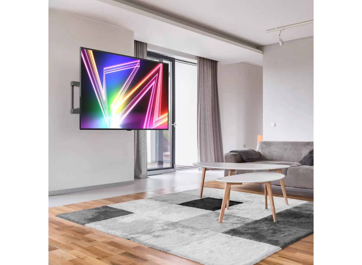 Moove OHL665 Full Motion TV Wall Mount for 37–80" Screens – 50kg, Tilt & Swivel Wall Mount Bracket ScreenMoove