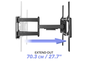 Moove PHL965 Heavy Duty Full Motion TV Wall Mount for 60–100" Screens – 90kg, Tilt & Swivel Wall Mount Bracket ScreenMoove