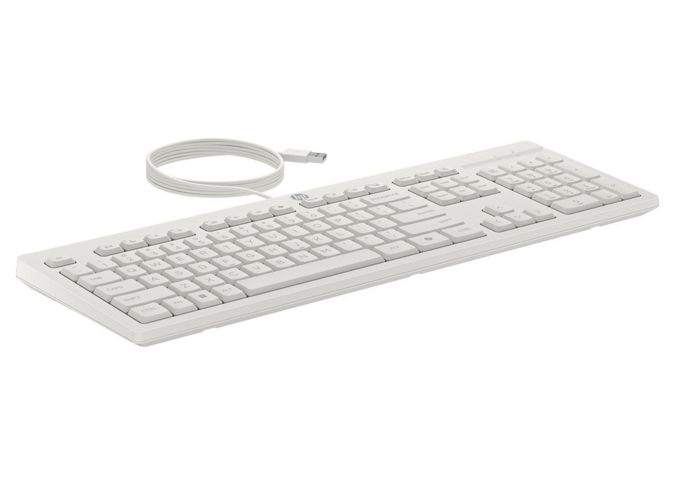 HP 225 Wired Keyboard & Mouse Combo – Full-Size USB Office Set | AW5S6AA#ABE Keyboard & Mouse HP