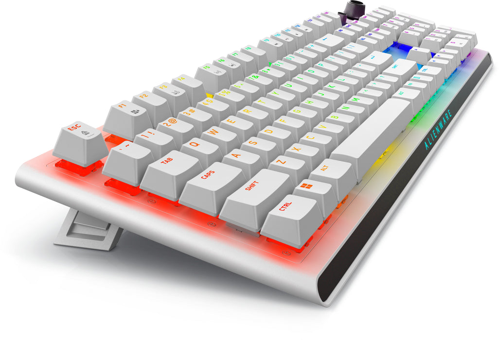 Dell Alienware AW920K Keyboard Gaming USB + RF Wireless + Bluetooth White Keyboards Dell