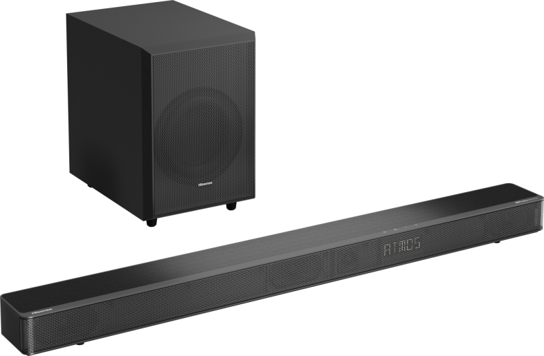 Hisense Wired & Wireless 360 3.1.2 Channels Black Soundbar Speaker | AX3120G Speaker Hisense