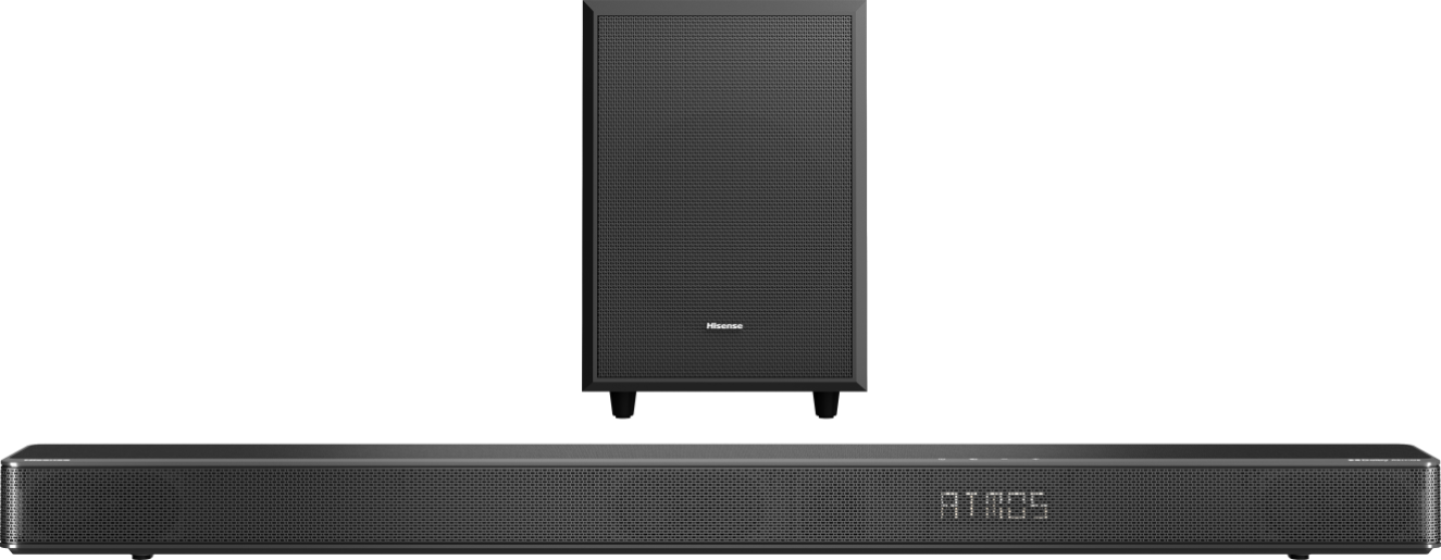 Hisense Wired & Wireless 360 3.1.2 Channels Black Soundbar Speaker | AX3120G Speaker Hisense