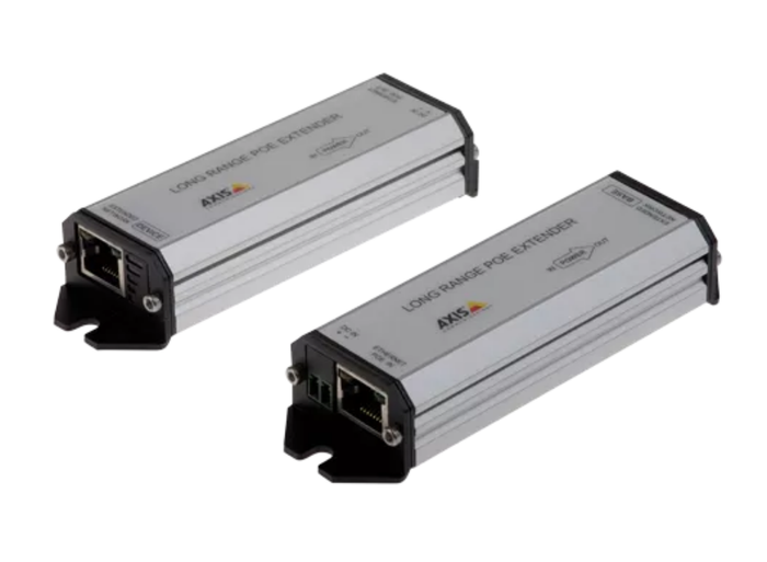 AXIS Long Range PoE Extender Kit – Ethernet & PoE Extension up to 1000m POE Extender Axis