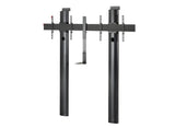 B-Tech 56" - 65" 2m Premium Floor-To-Wall Twin Screen VC Stand 2m | BT8710/B