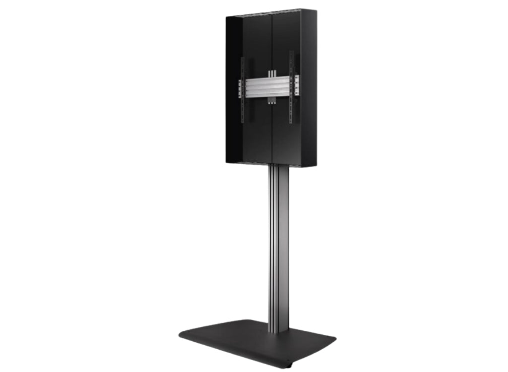 B-Tech 27" - 65" Freestanding Digital Signage Mount with Screen Enclosure | BT7003/S Floor Stand B-Tech