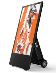 Moove 43" Portable Outdoor Digital Android Battery A-Boards Freestanding Digital Signage Display ScreenMoove