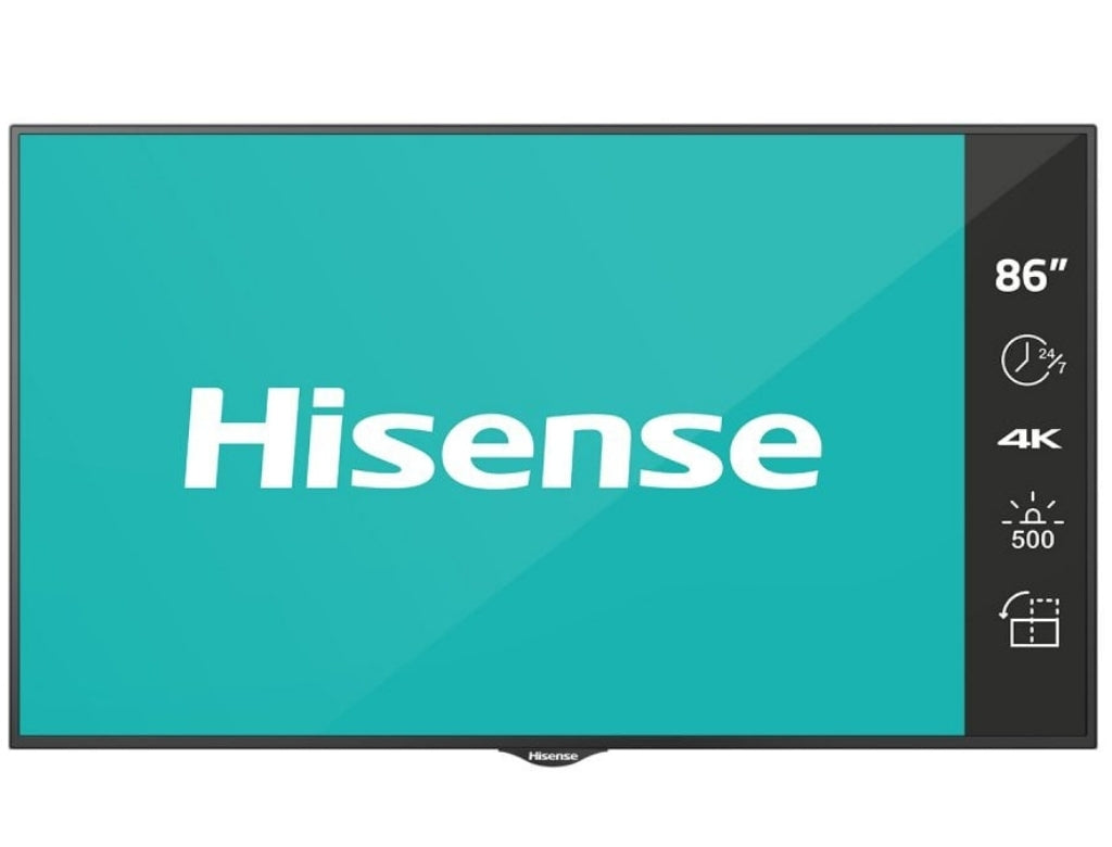 Hisense 86BM66AE 86” 4K Ultra HD Digital Signage Display Digital Signage Display Hisense