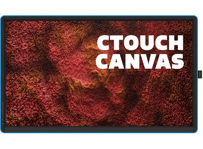 CTouch Canvas 11062565 65” 4K UHD Interactive Touchscreen Display - Blue CTouch Digital Signage CTouch