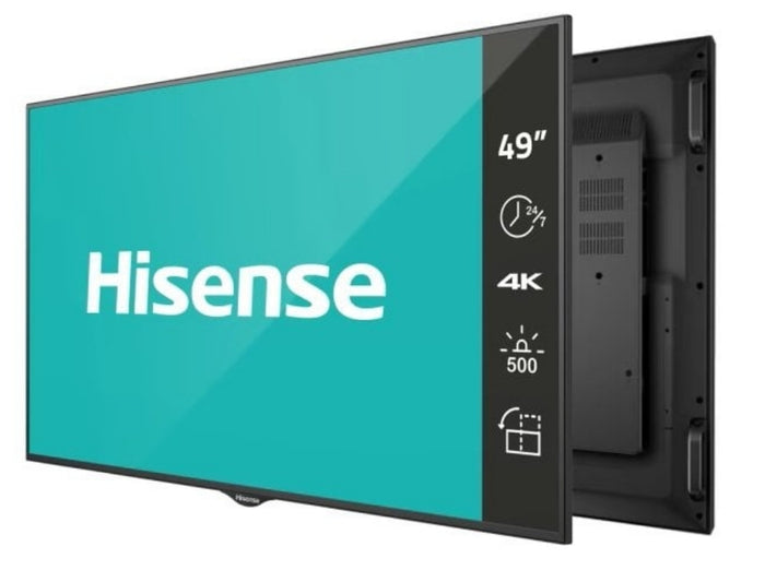 Hisense 49BM66AE 49” 4K Ultra HD Digital Signage Display Digital Signage Display Hisense