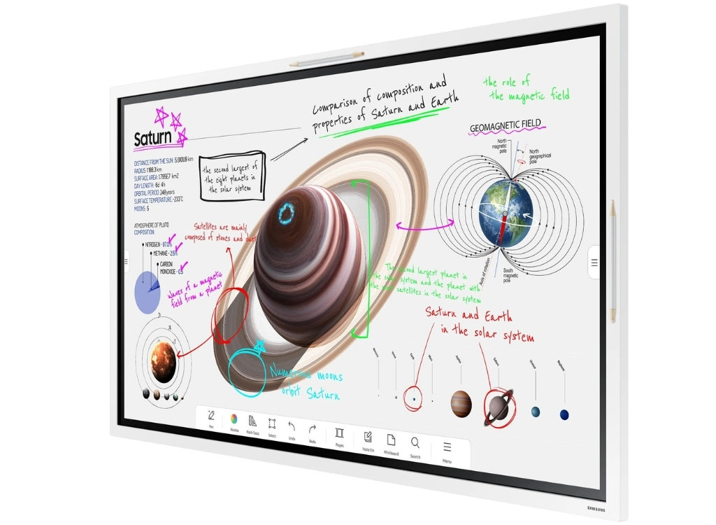 Samsung WM55B 55” Flip Pro 4K Pro Interactive Display Interactive Touchscreen Display Samsung
