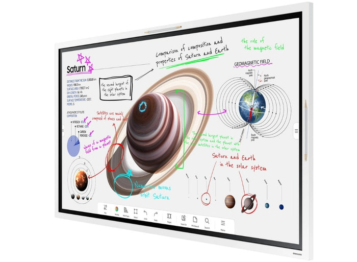 Samsung WM55B 55” Flip Pro 4K Pro Interactive Display Interactive Touchscreen Display Samsung