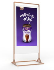 Moove 43" Superslim Freestanding Double-Sided Digital Poster Freestanding Digital Signage Display ScreenMoove