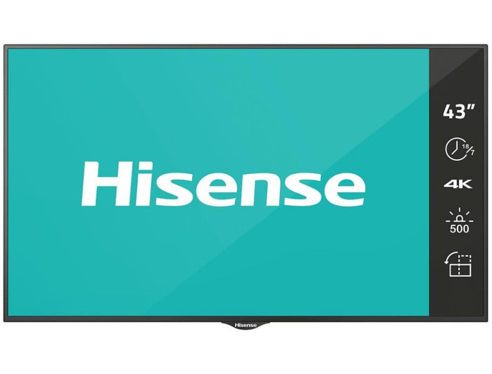 Hisense 43B4E31T 43” 4K UHD Digital Signage Display Digital Signage Display Hisense