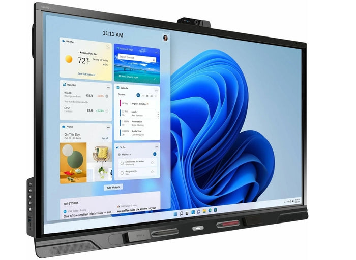 SMART Board SBID-QX275-P 75” QX Pro Interactive Display With Smart Meeting Pro Interactive Touchscreen Display Smart