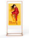 Moove 43" Superslim Freestanding Double-Sided Digital Poster