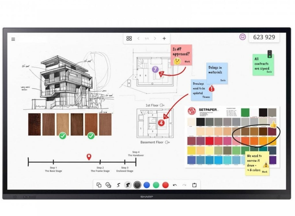 Sharp Interactive Display