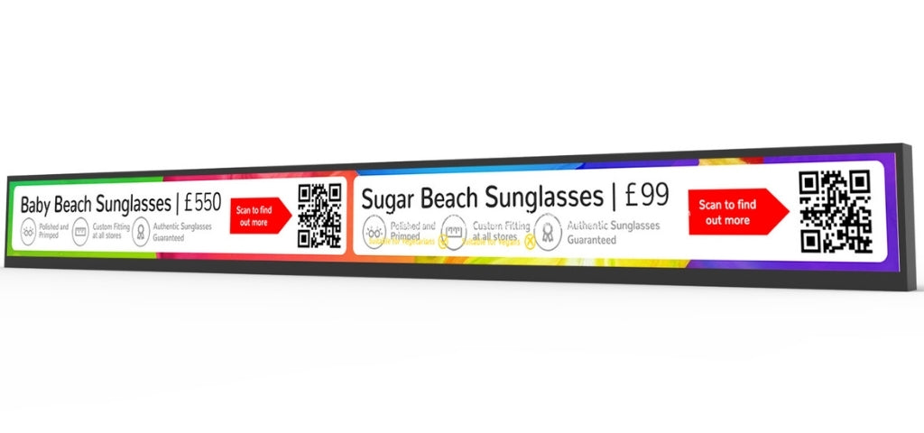 LCD Shelf Edge Touch Display High Brightness Digital Signage ScreenMoove