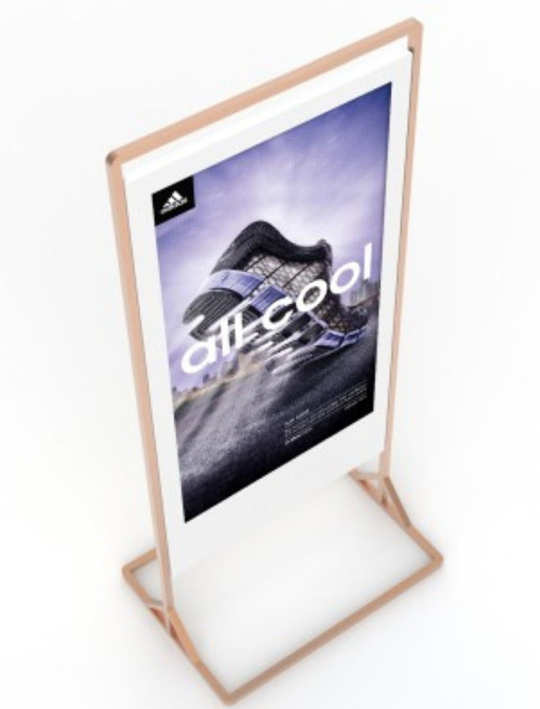 Moove 43" Superslim Freestanding Double-Sided Digital Poster Freestanding Digital Signage Display ScreenMoove