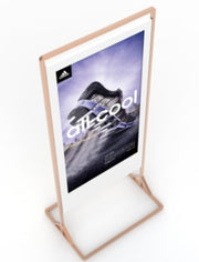 Moove 43" Superslim Freestanding Double-Sided Digital Poster Freestanding Digital Signage Display ScreenMoove