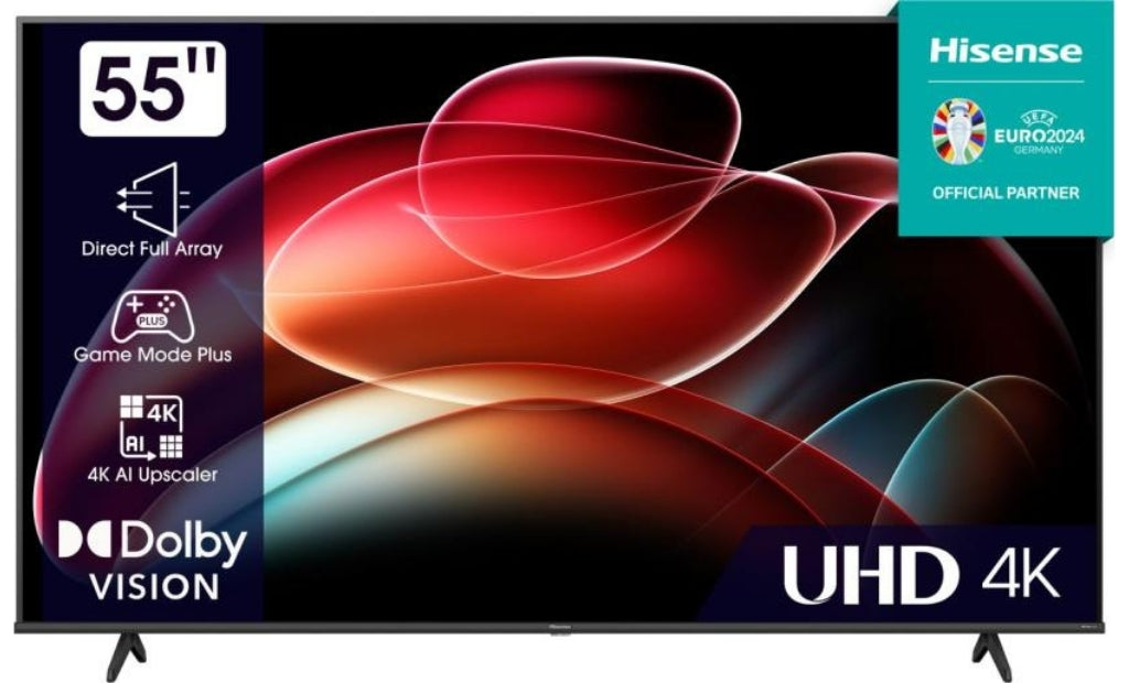Hisense 55A6KTUK 55" Smart 4K Ultra HD HDR LED TV TV Hisense