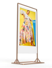 Moove 43" Superslim Freestanding Double-Sided Digital Poster Freestanding Digital Signage Display ScreenMoove