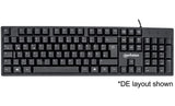Manhattan 179324-UK Keyboard USB Wired Black-Standard Qwerty Full Size