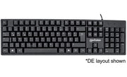 Manhattan 179324-UK Keyboard USB Wired Black-Standard Qwerty Full Size Keyboard & Mouse Manhattan