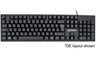 Manhattan 179324-UK Keyboard USB Wired Black-Standard Qwerty Full Size