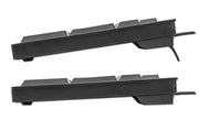 Manhattan 179324-UK Keyboard USB Wired Black-Standard Qwerty Full Size Keyboard & Mouse Manhattan