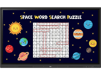 LG 75TR3DK 75” 4K UHD Infrared Createboard Interactive Touchscreen LG Interactive Touchscreen Display LG