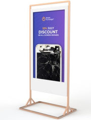 Moove 43" Superslim Freestanding Double-Sided Digital Poster Freestanding Digital Signage Display ScreenMoove