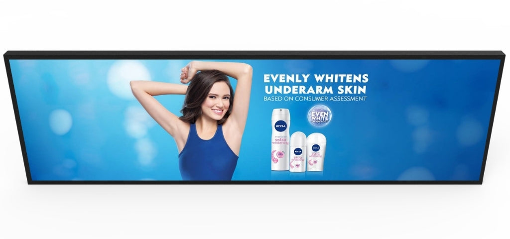 Moove SMB28HD8-B – 28" Ultra-Wide Stretched Bar Display | 700cd/m² Digital Signage Display ScreenMoove