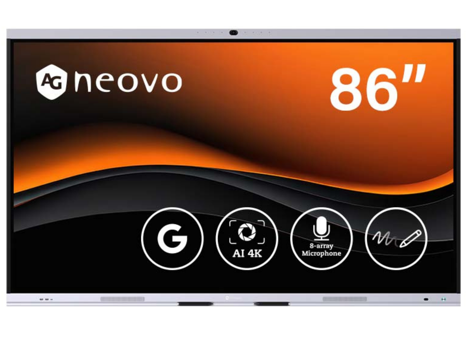 Ag Neovo IFP8604P 86" 4K UHD Ultimate Smart Board Interactive Whiteboard Display Interactive Touchscreen Display AG Neovo