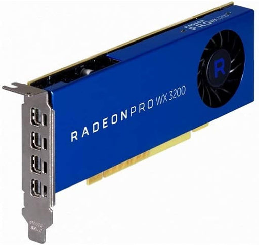 AMD Radeon Pro WX 3200 Graphic Card 4GB PCIE 3.0 16X 4X DP RETAIL