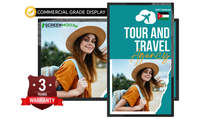 Android Advertising Screen | Built-in Media Player Digital Signage Display ScreenMoove