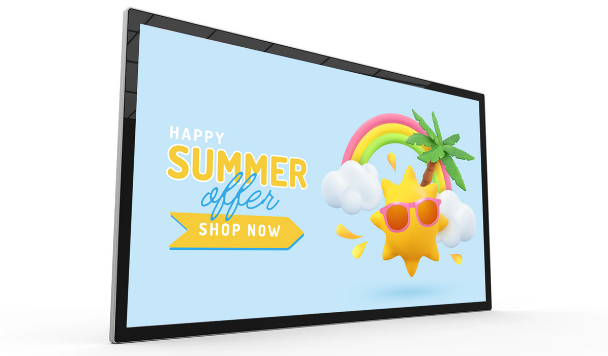 43" Android Advertising Display Screen | Built-in Media Player