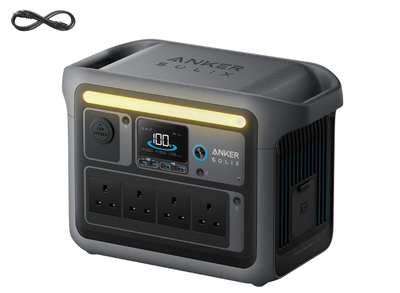 Anker SOLIX C1000 Portable Power Station - 1056Wh 1800W | A1761311 Portable Power Station Anker