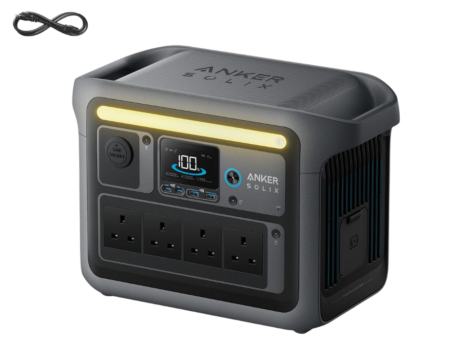 Anker SOLIX C1000 Portable Power Station - 1056Wh 1800W | A1761311 Portable Power Station Anker
