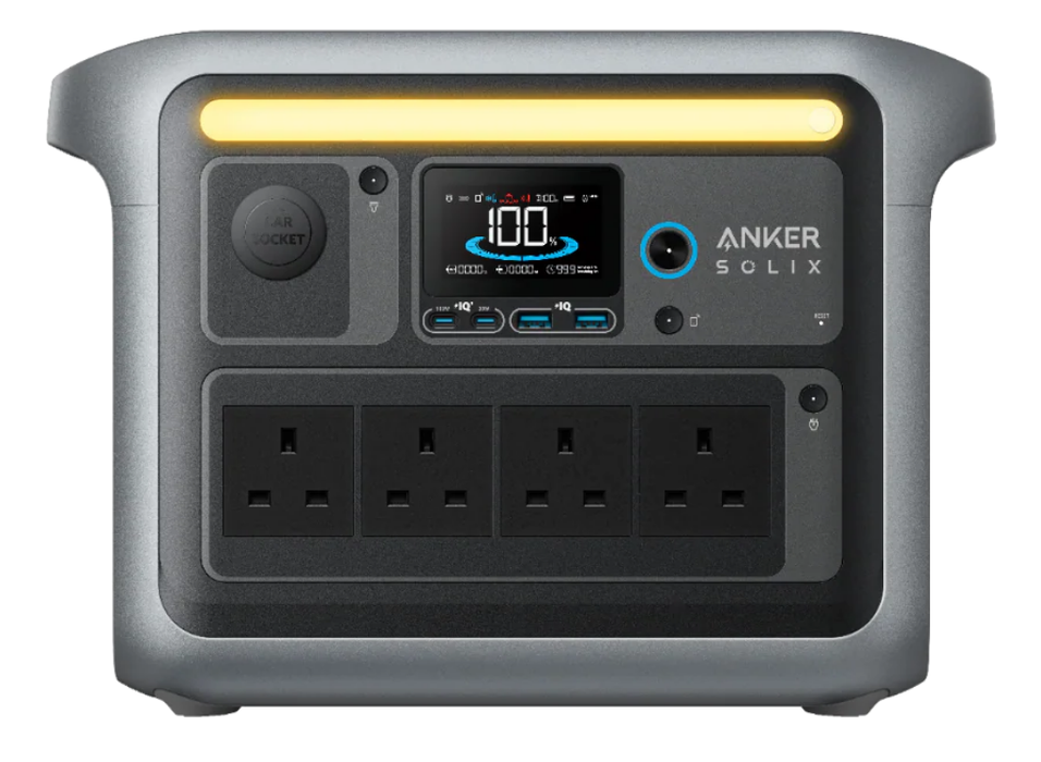 Anker SOLIX C1000 Portable Power Station - 1056Wh 1800W | A1761311 Portable Power Station Anker