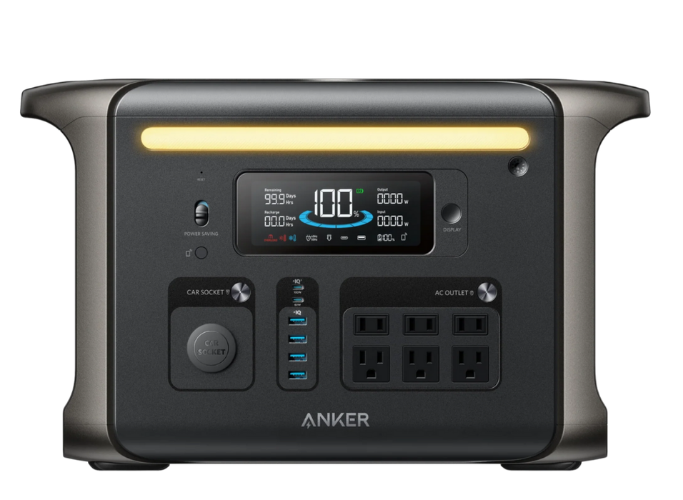 Anker SOLIX F1500 Portable Power Station - 1,536Wh 1,800W | A1772211 Portable Power Station Anker
