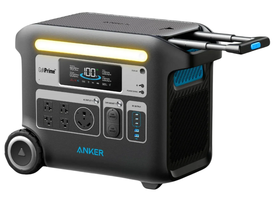 Anker SOLIX F2000 Portable Power Station - 2,048Wh 2,400W | A1780211 Portable Power Station Anker