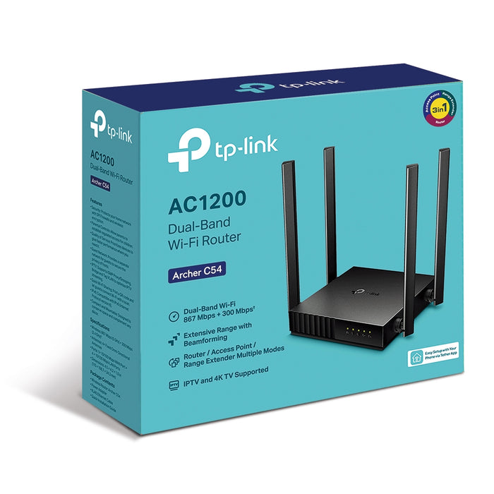 TP-Link Dual Band Wi-Fi Router | ARCHER C54 TP-Link Wireless Router TP-Link
