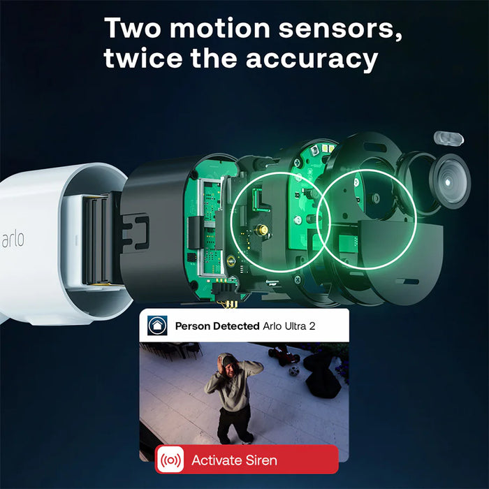 Arlo Ultra 2 Outdoor Security Camera - 2 Camera Kit | VMS5240B-200EUS Security Cameras Arlo