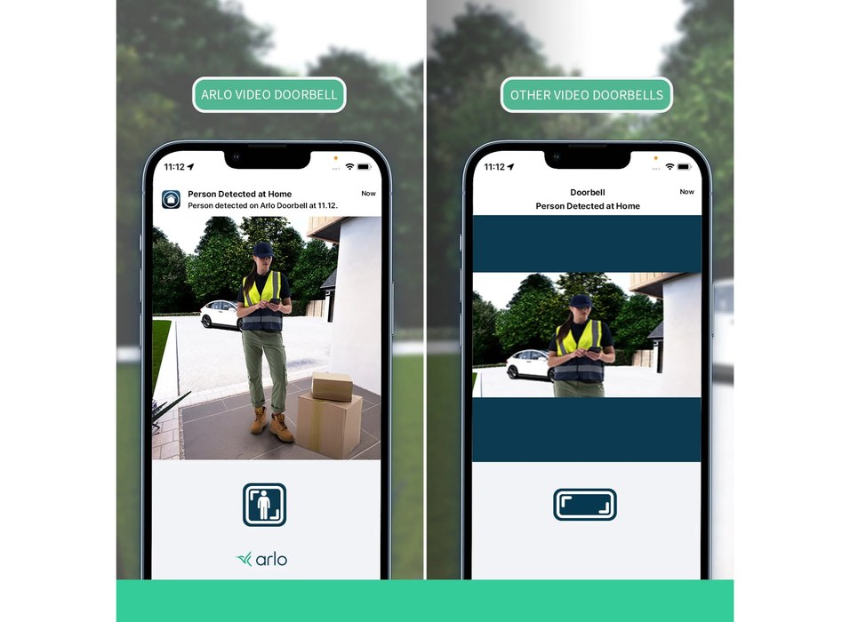 Arlo Wireless Video Doorbell FHD | AVD3001-100EUS Doorbell Kits Arlo