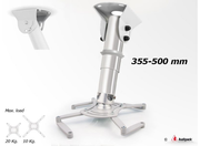 Audipack QFIX3-0500TG (35.5-50cm) Universal Telescopic Projector Mount For Up To 30Kg Projectors - Grey Projector Mount Audipack